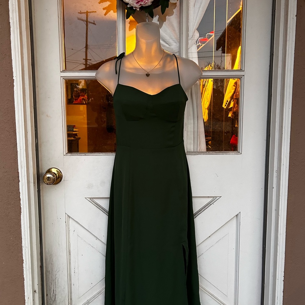 Dark Green Formal Dress